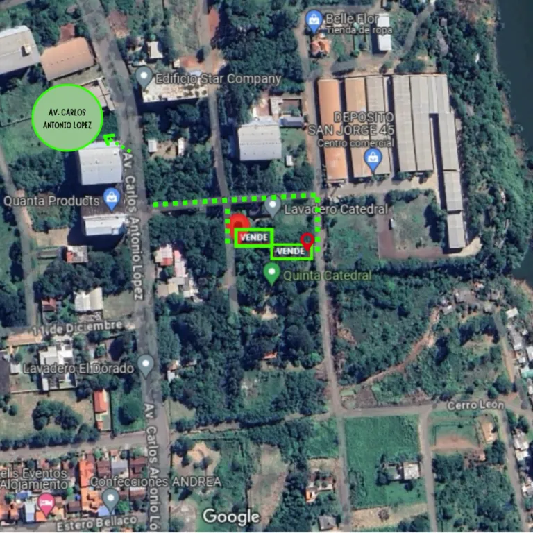 VENDE CIUDAD DEL ESTE CENTRO FRACCION CATEDRAL ZONA DEPOSITOS — foto 3