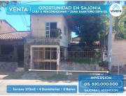 CASA A REACONDICIONAR - BO. SAJONIA, ASUNCION - Zona Sanatorios Español