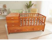 Oferto Cuna Multifuncional de Madera con Cajonera Integrada