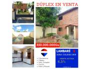 HERMOSO DÚPLEX C/ PISCINA EN VENTA - LAMBARÉ ZONA SEK
