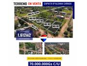 EN VENTA TERRENO CAPIATA - ALDANA CAÑADA - 70.000.000