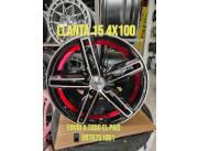 Llanta Deportiva Vossen 15 4x100 nuevos en caja