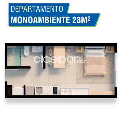 En venta departamentos monoambiente en pozo - Luque Zona CIT — foto 2