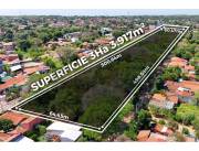 Vendo terreno de 3 has a una cuadra de Cacique Lambare