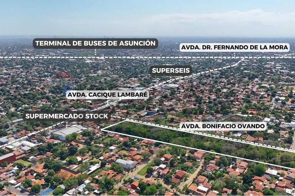Vendo terreno de 3 has a una cuadra de Cacique Lambare — foto 3