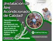Instalación de Aire Acondicionado con Bomba de Vacio - Zona Itauguá, Capiata e Ypacaraí