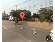 Alquilo terreno COMERCIAL en esquina sobre Ruta Capitán Insfrán (laurelty Luque)