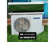 Aire Acondicionado Goodweather 18000 BTU