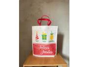 Bolsas de tela Navideñas - Para Canastas Navideñas