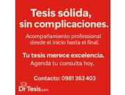 Asesoría de Tesis de Grado, Maestría y Doctorado