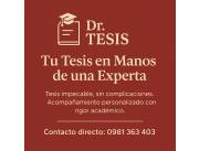 Asesoría de Tesis de Grado, Maestría y Doctorado