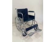 SILLA DE RUEDAS ESTANDAR CROMADA