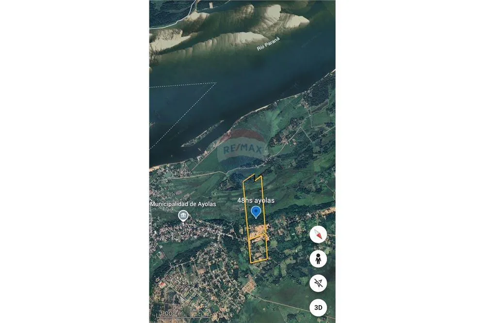 VENDO CAMPO SOBRE RUTA EN AYOLAS — foto 3