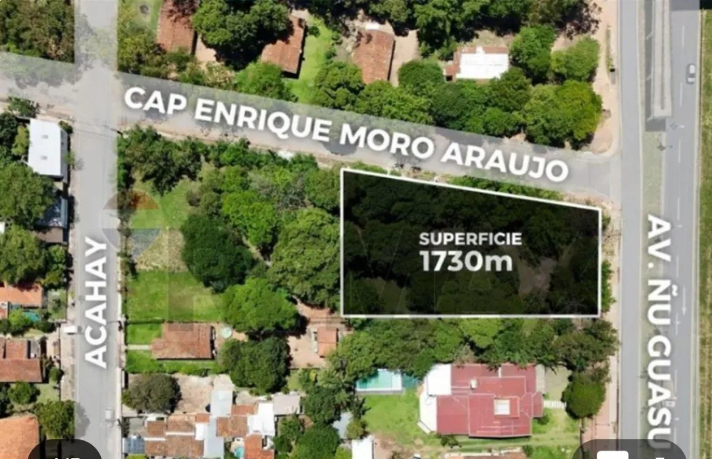 VENDO TERRENO EN ESQUÍNA SAUTOPISTA ÑU GUAZU 1.730 M2 ZONA PRIVILEGIADA C30MTRS FRENTE — foto 3