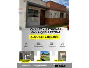 Alquilo chalet a estrenar en ARASY 2, Luque-Aregua