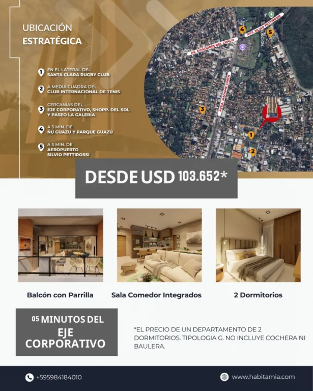 VENDO DEPARTAMENTOS 2 DORMITORIOS EN POZO ZONA CIT — foto 3