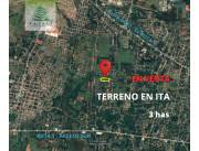 TERRENO PARA GRANJA O INDUSTRIA 3 HAS EN ITA