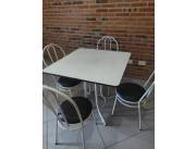 REMATO JUEGO DE COMEDOR DE 4 SILLAS CON MESA!!