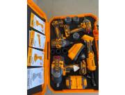 Combos llave de impacto 1350 Nm 3/4 y 850 Nm y 400 Nm encastre de media más llave click