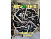 Toyota Brasilero 15 4x100 nuevos en caja