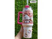 🌀 Hoppie de 1200ml de minnie y hello kitty, disponible con manija 🌀 Precio 140mil Cod. D