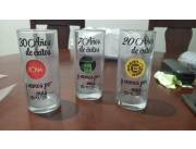 Hermosos Vasos personalizados , con impresion UV para tus ventos!! , desde 9900 gs cada!