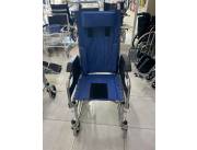 SILLA DE RUEDAS PEDIATRICA BLUE RAYAS