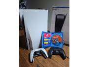 PS5 con 2 Controles