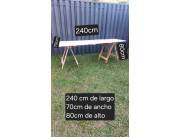 Mesa tablón de palet