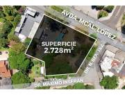 AVDA. MCAL. LOPEZ Y MME LYNCH: UBICACIÓN PRIVILEGIADA, DE CALLE A CALLE, 2.728M2.