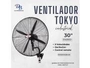 Ventilador de Pared Tokyo PAI30R Industrial 30 4Vel. 4 Aspas c/ Control