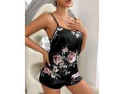 CONJUNTO DE SATEN, SUPER COMODO, TALLE M