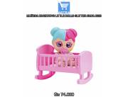 MUÑECA DIVERTOYS LITTLE DOLLS GLITTER CUNA 8229