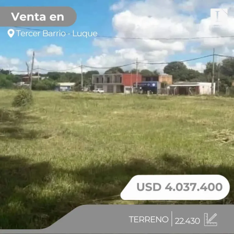 Amplio y buena ubicación terreno en barrio cerrado Luque — foto 2