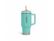 VASO TÉRMICO IGLOO 950ML SSTL FLIP 'N' SIP TRAVEL MUG ICE DYE VERDE MENTA 71404 CON PAJITA