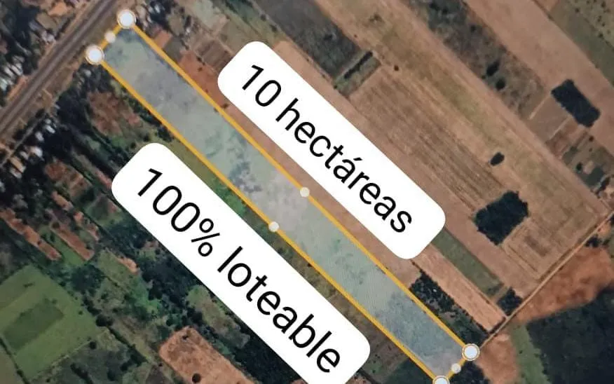 En venta! - Caaguazú 10 hectáreas - Sobre ruta internacional PY02 — foto 2