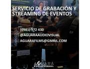 Grabación y streaming para eventos / Retransmisión a pantalla gigante CCTV