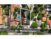 Terreno En Venta Sobre Avda. Molas Lopez