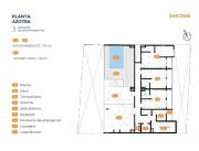 Departamento en venta 1 dormitorio en barrio Recoleta Asunción edificio D Home