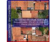 Vendo Terreno en Asunción - Franja Mixta 3 - USD 120.000 - Listo a Transferir