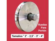 RUEDAS DE ACERO Y NYLON PARA PORTON AUTOMATICO Y ACCESORIOS