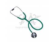 Estetoscopio adulto, cabeza doble (verde)