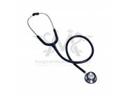 Estetoscopio adulto, cabeza doble, (negro)