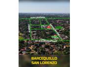 PROPIETARIO VENDE TERRENO 12X40m (480m2) EN BARCEQUILLO SAN LORENZO