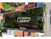 VENDO TERREO DE 1268 M2 S/LAS PALMERAS A 1 MIN.DE LA CUADRITA Y 5 MIN.SHOPP.MCAL-RECOLETA