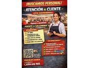 CAJERO - ATENCION AL CLIENTE Y PRODUCCION PARA EL SHOPPING FUENTE DE SALEMMA