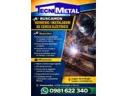 Busco auxiliar de herreria, tecnico instalador