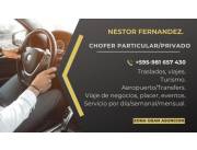 Chofer particular y privado.