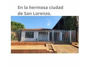 VENDO RESIDENCIA EN SAN LORENZO, BARRIO FATIMA COD 6260