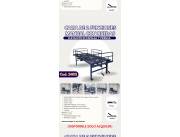 ALQUILER CAMA DE 2 FUNCIONES MANUAL CON RUEDAS